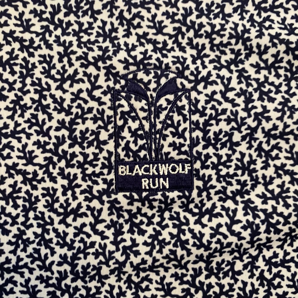 Greyson Polo Shirt Mens 2XL Navy Print Blackwolf Run Golf Performance Stretch - Picture 3 of 10